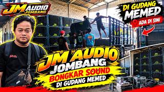 JM Audio Jombang unloads sound system at the warehouse ‼️ Memed is here.. hanging out at the JM A...