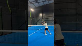 Slice forehand volley 🎾