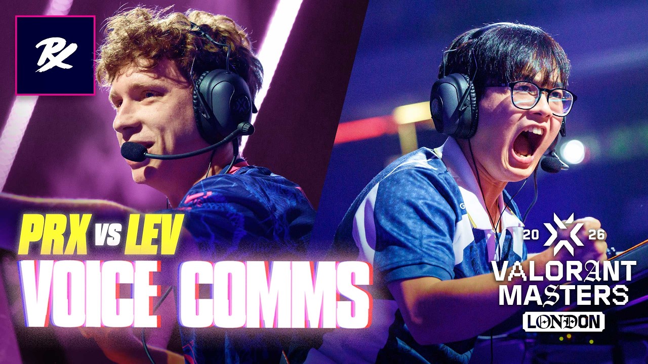 VCT Masters London: Paper Rex vs LEVIATAN | Voice Comms