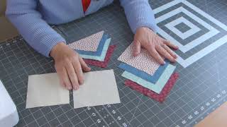 no 063 #Patchwork Card Trick Block 7-  How to make ? Free Totorial &amp; Download