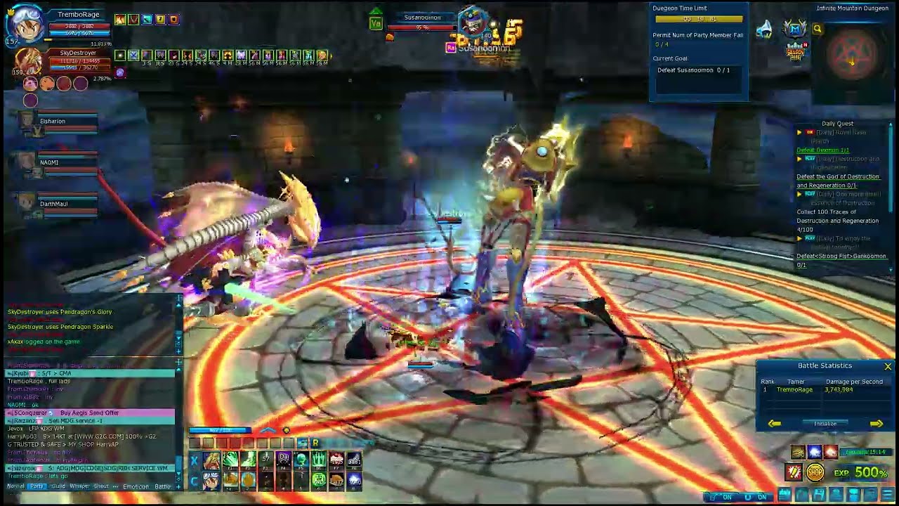 Digimon Masters Online: Examon X w/ 8% Data on SDG