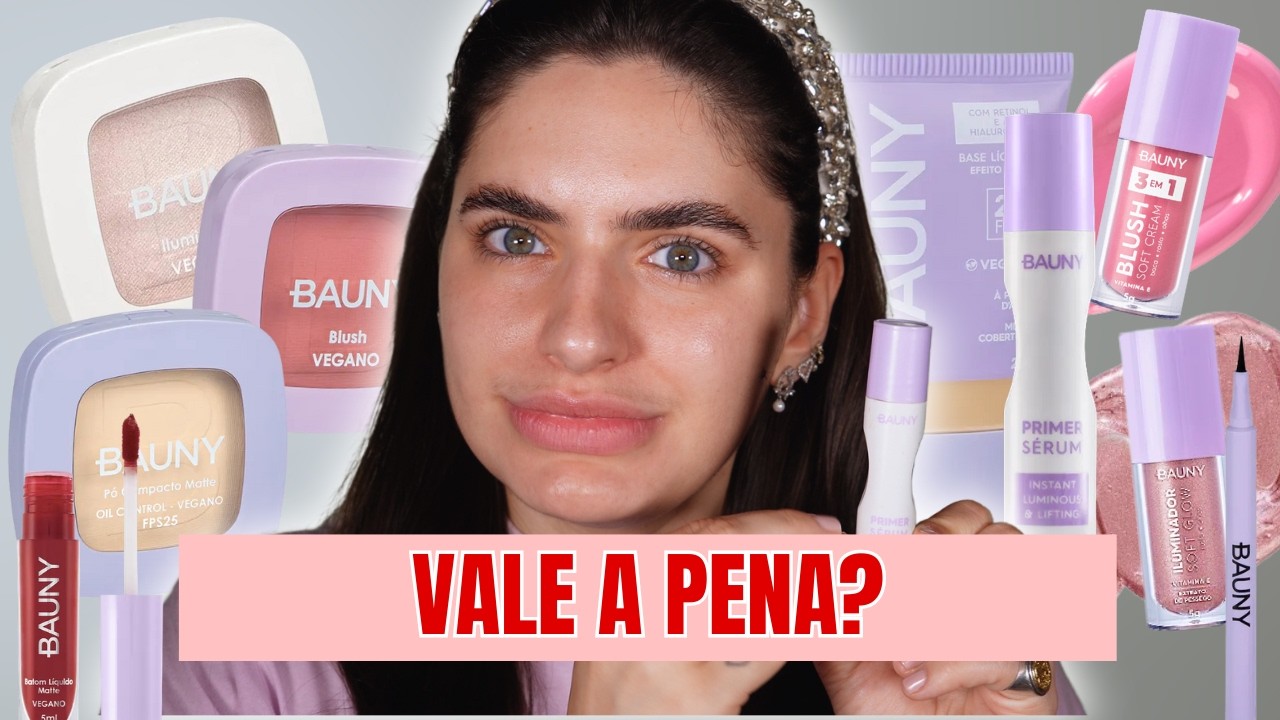 MAQUIAGEM COMPLETA COM BAUNY   - nacional com qualidade