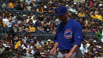 CHC@PIT: Lester escapes a jam by striking out Marte