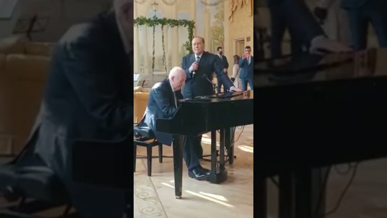 Silvio Berlusconi canta in francese #berlusconi #matrimonio