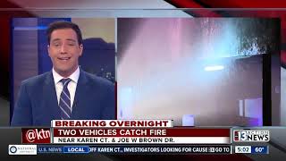 Car fires overnight