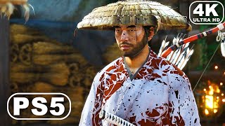 Free the Straw Hat Prisoners and Open the Gates of Fort Yatate - Ghost of Tsushima (4K ULTRA HD PS5)