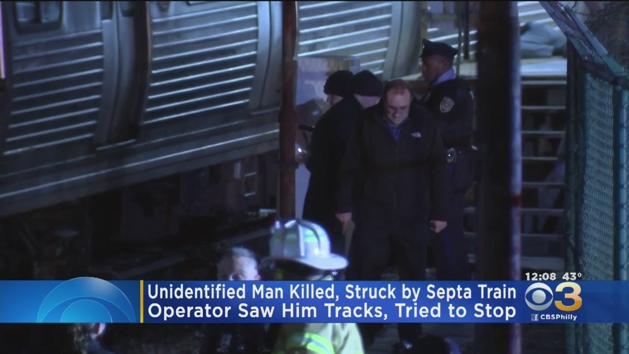 Man Struck, Killed By SEPTA Train In Delaware County - YouTube