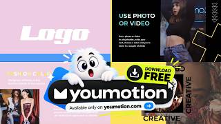 Stylish Party Slideshow - Free 10-Scene Party Template (Ae, Pr, Dr, FCPX)