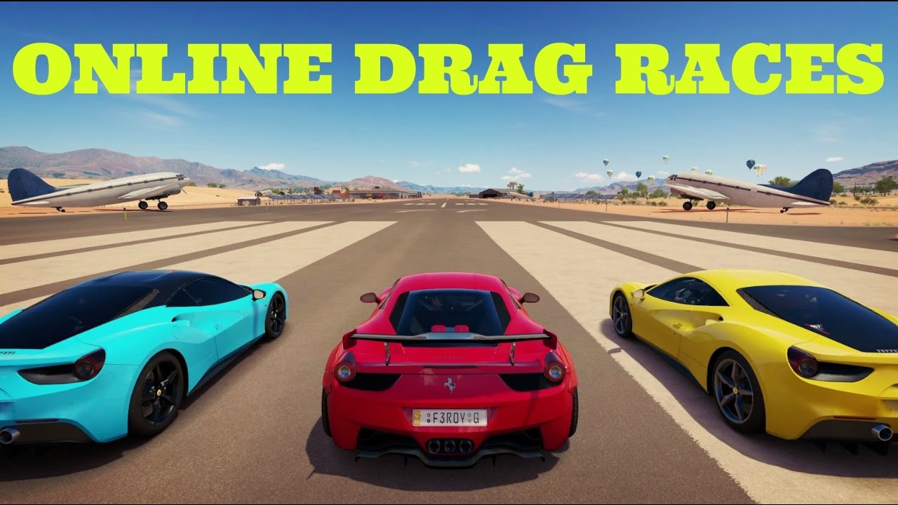 Forza Horizon 3 Online Drag Races