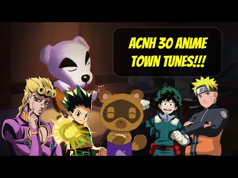 Animal Crossing New Horizons 30 Anime Town Tunes  YouTube