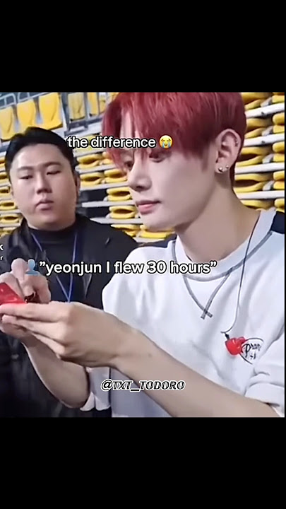 The difference 😂 #txt #yeonjun #beomgyu
