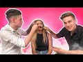 GAŠPER IN MATIC ŠMINKALA ULO!  | Polkaholiki & Ula Ložar | MAKE UP CHALLENGE