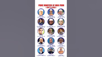 Prime Ministers of India 1947 - 2025 #indian #primeminister #competitiveexams ||