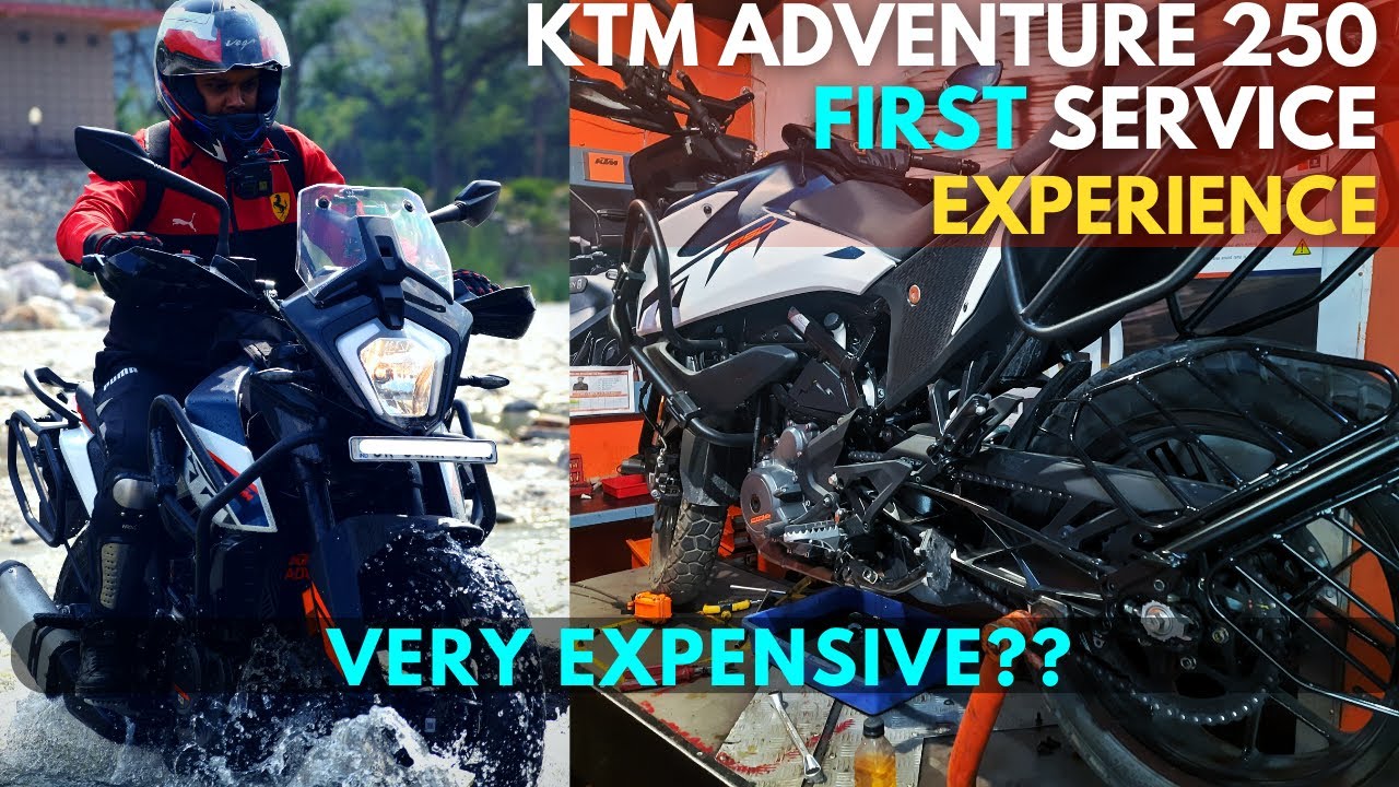 Don't Buy KTM Bikes Before watching This | 1st service of KTM Adventure 250 | Its Very Expensive??