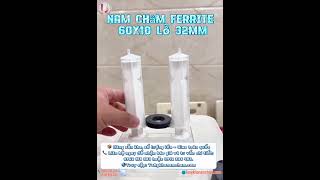 📌 Nam châm ferrite 60x10 lỗ 32mm – lựa chọn tối ưu cho ngành loa điện tử! #namcham #tongkhonamcham