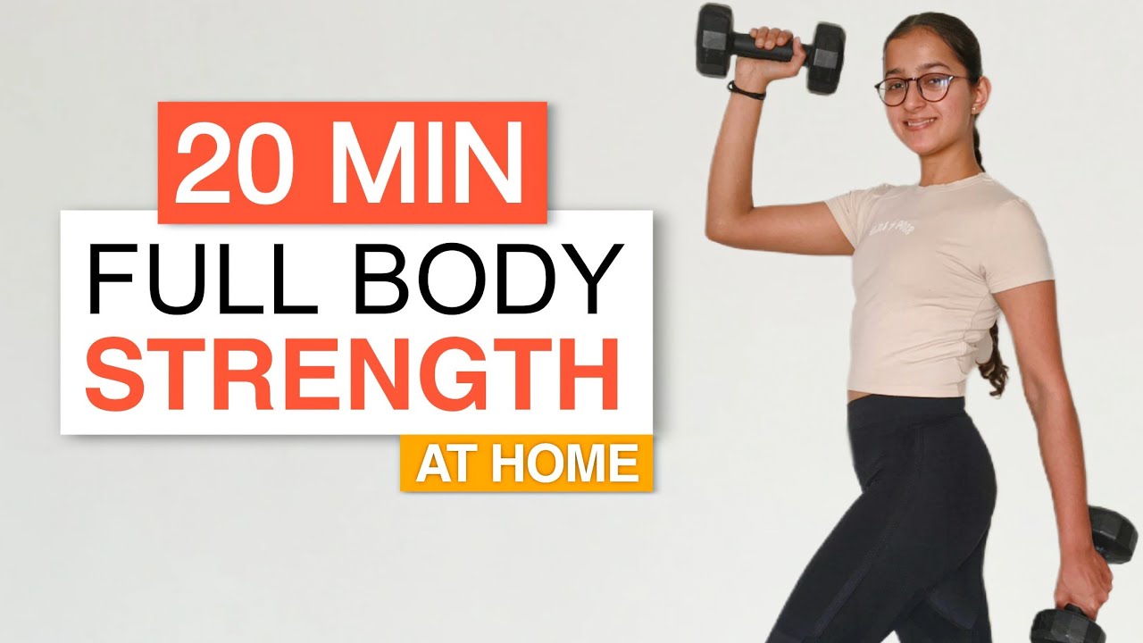 20 min FULL BODY TONE & STRENGTH WORKOUT (Build Strength At Home) - YouTube