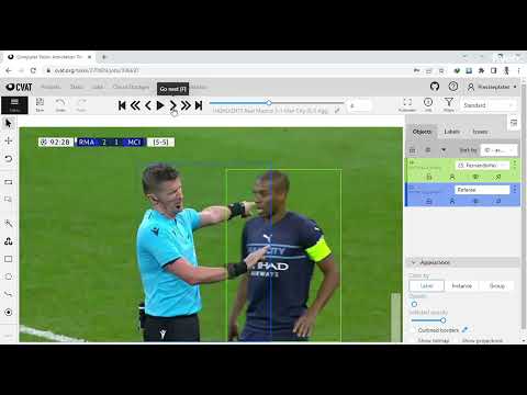 Machine learning labelling with CVAT