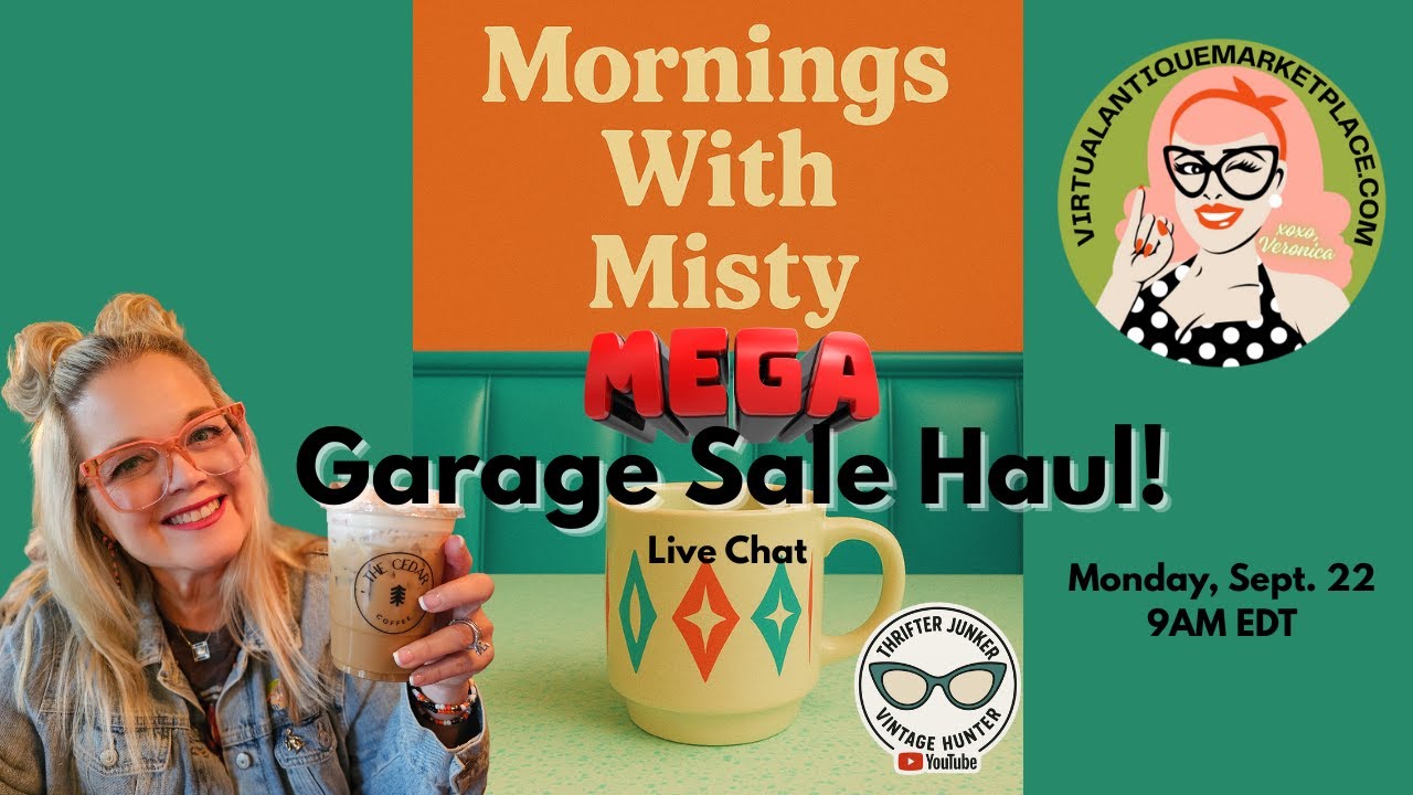 Morning With Misty Monday: MEGA Garage Sale Haul!!!!! - YouTube