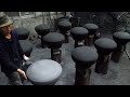 Process of Making Iron Pot With 100 Years of History. Iron Foundry in Korea.
