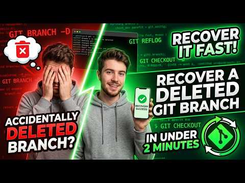 How to Recover ANY Deleted Git Branch | Fast and Easy Fix