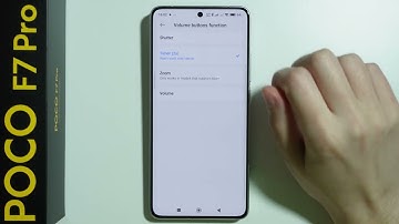 POCO F7 Pro: How to Change Volume Buttons Function