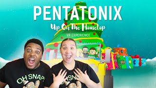 [OFFICIAL VIDEO] Up on The Housetop - Pentatonix (360 Version) Reaction