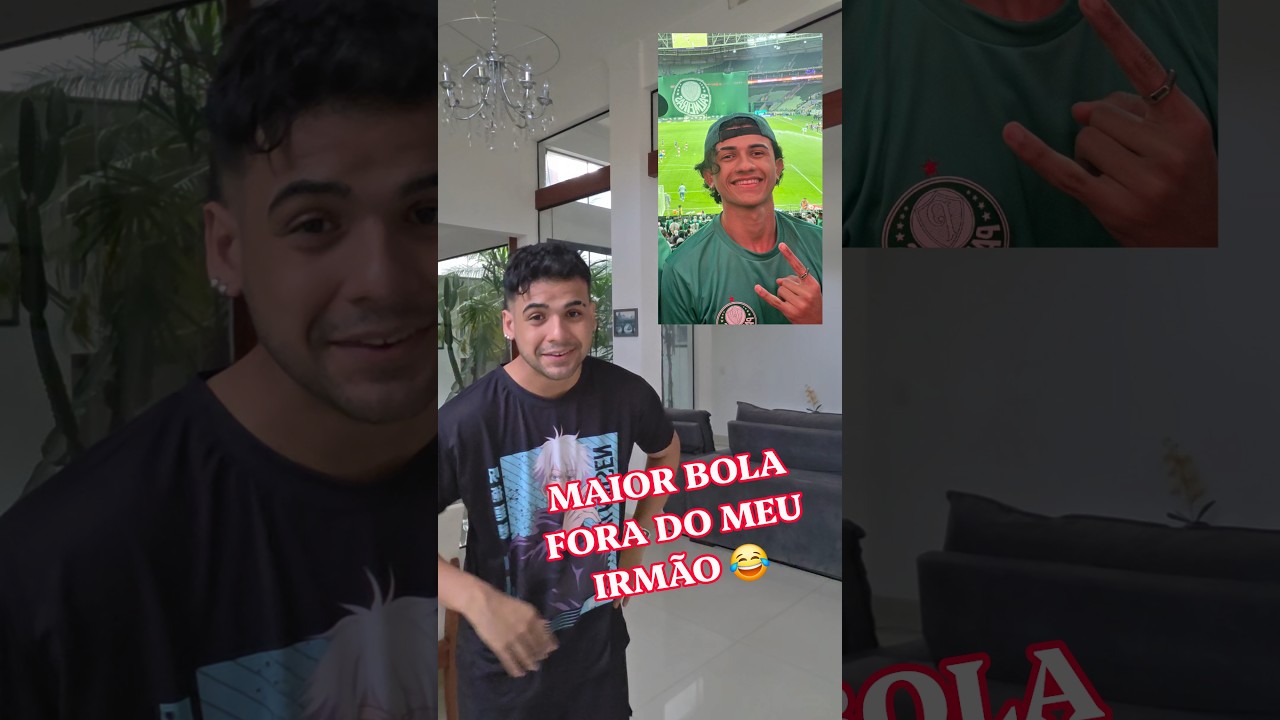 O maior bola fora que meu irmão deu 🤣 #shorts