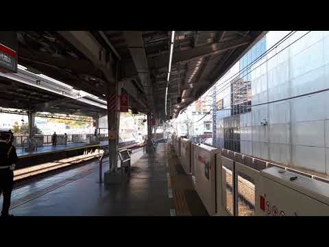 なんとなく電車：東急中目黒駅：東横線みなとみらい線直通急行元町・中華街駅行き発車光景