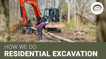 Residential Excavation | Land Clearing and Preparing a Site for New Home Construction