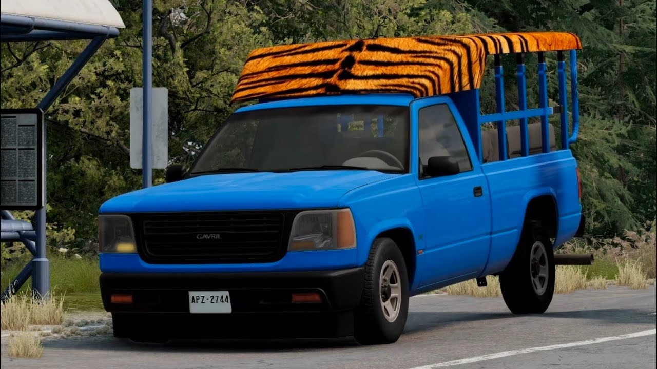 BeamNG Drive | POV Riding 2001 Gavril D15 Minibus in Barbents Homerange