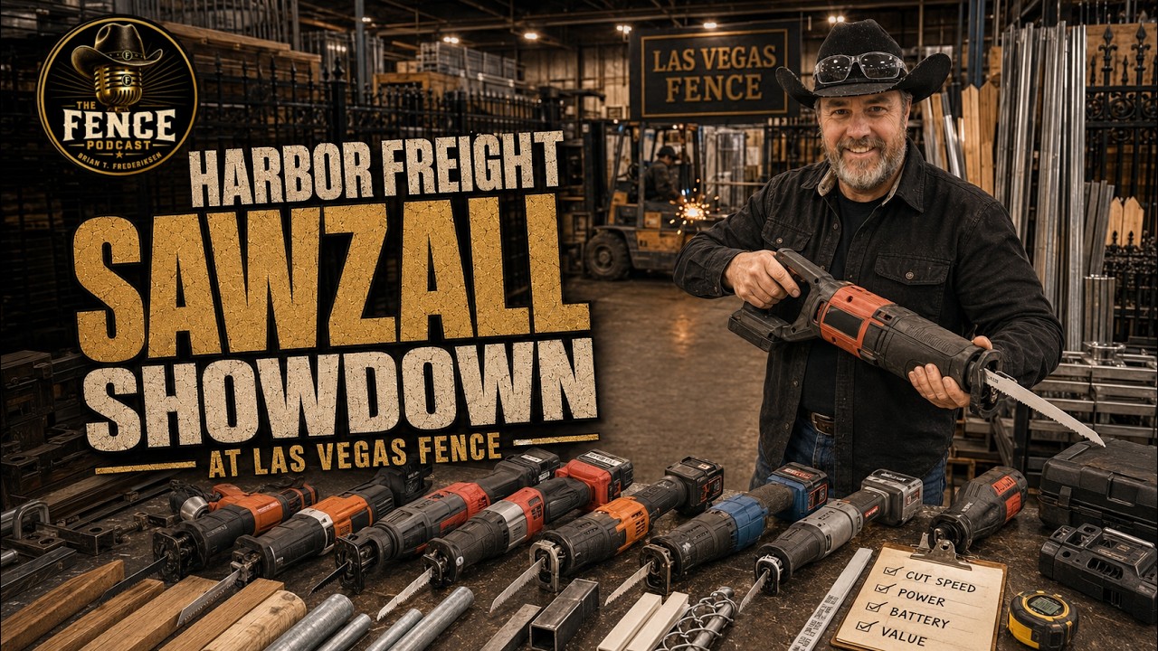 Harbor Freight Sawzall Showdown at Las Vegas Fence