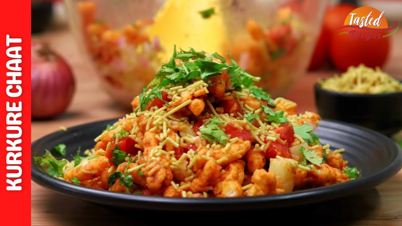 Kurkure Chaat या Kurkure Bhel - 2 मिनट में चटपटा स्नैक तैयार | Tasted Recipes