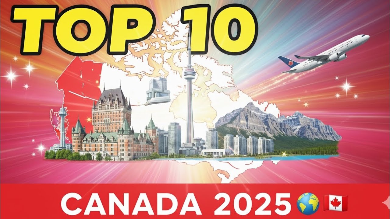 TOP 10 des plus belles villes du Canada en 2025 🌍🇨🇦