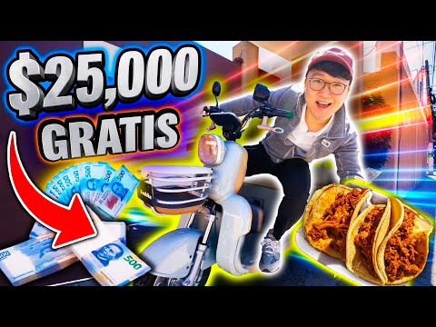 REGALAMOS $25,000 PESOS a un SEGUIDOR (Triciclo + 100 TACOS GRATIS)