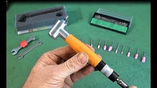 A High Quality Angled Head Micro Die Grinder & Engraver Tool.