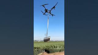 sophisticated way to transport concrete pipes using drones #shorts