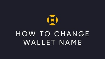 How to change your wallet name in AnCrypto | English Version
