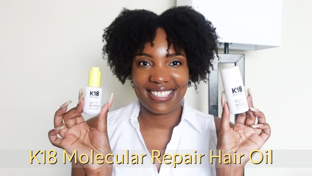 K18 Molecular Repair Hair Oil Review | Type 4 Hair, 1 Year K18 Mask ...