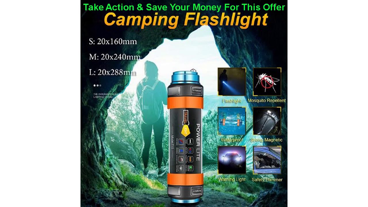 Top Ip68 Waterproof Outdoor Camping Lantern Led Multi Function Camp