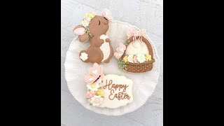 Unboxing the Floral Bunny Easter February 2024 Cookie Badass Box @sinfulcuttersllc5105