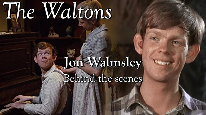The Waltons - Jon Walmsley  - behind the scenes wi...