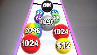 Number Ball 3D - Merge Games ! All Levels Gameplay Level (74-80) android, ios screenshot 3