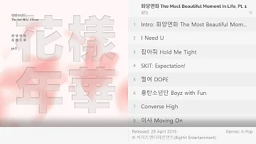 [Full Album] BTS - 화양연화 The Most Beautiful Moment In Life, Pt. 1