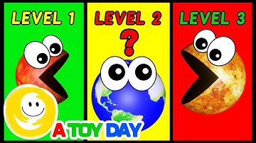 PLANET Quiz Compilation | 3 Level QUESTIONS | Mercury Venus Earth Mars Jupiter Saturn Uranus Neptune