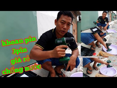 ? khoan pin chống nước thế hệ mới |Máy Xây Dựng Hồng Nhiên