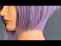 How to cut a soft graduated bob