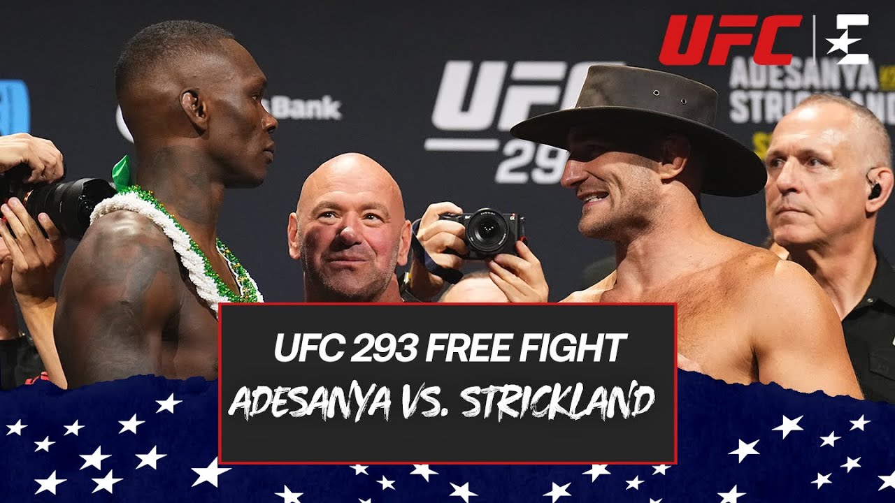 UFC Free Fight | De dag dat SEAN STRICKLAND het 'onmogelijke' deed tegen ISRAEL ADESANYA