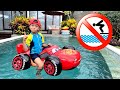 Mark and safety rules in the pool and other rules of behavior for kids