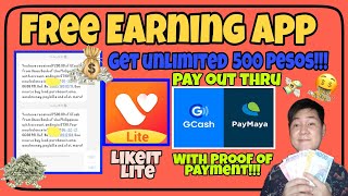 NEW EARN APP LIKEIT LITE APP REVIEW | FREE ₱500 DIRECT GCASH PAYMAYA NO INVITES BY LIKING VIDEOS