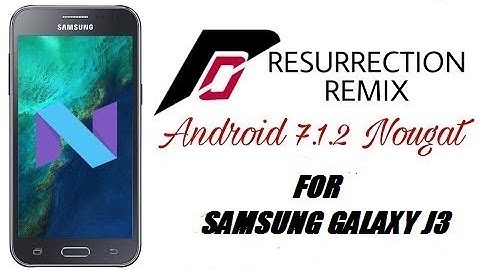 Resurrection Remix 5.8.4 || Nougat 7.1.2 || On Samsung Galaxy J3 2016 ||Custom Rom| ThE EntertaineR